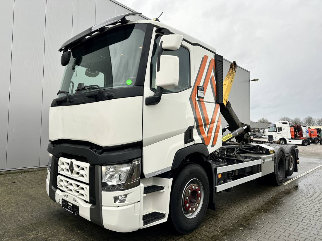 Renault T460 6x2 - 20ton Palfinger hooklift - Konteineru vedējs/ Kravas automašīna ar noņemamā virsbūve: foto 1 Renault T460 6x2 - 20ton Palfinger hooklift - Konteineru vedējs/ Kravas automašīna ar noņemamā virsbūve: foto 1
