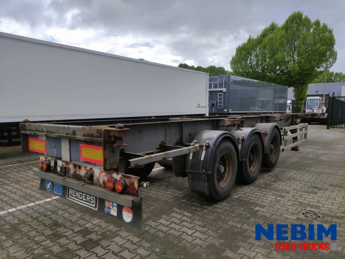 Renders Containerchassis ROC 12.27 CC - 1x40" 1x30" 2x20" - Puspiekabe noņemamā virsbūve/ Konteineru vedējs: foto 2 Renders Containerchassis ROC 12.27 CC - 1x40" 1x30" 2x20" - Puspiekabe noņemamā virsbūve/ Konteineru vedējs: foto 2