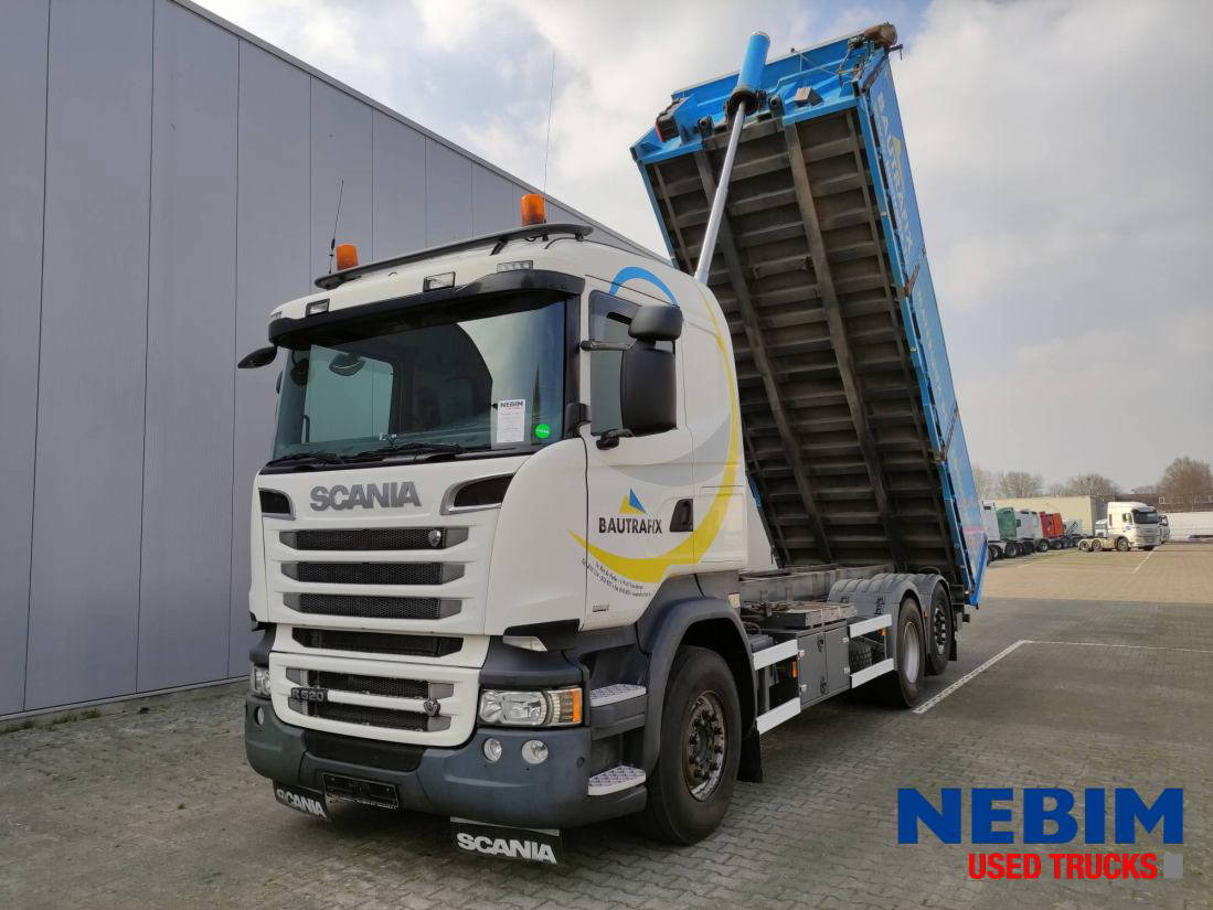 Scania R520 V8 6X2 - Retarder - Kravas automašīna pašizgāzējs: foto 1 Scania R520 V8 6X2 - Retarder - Kravas automašīna pašizgāzējs: foto 1