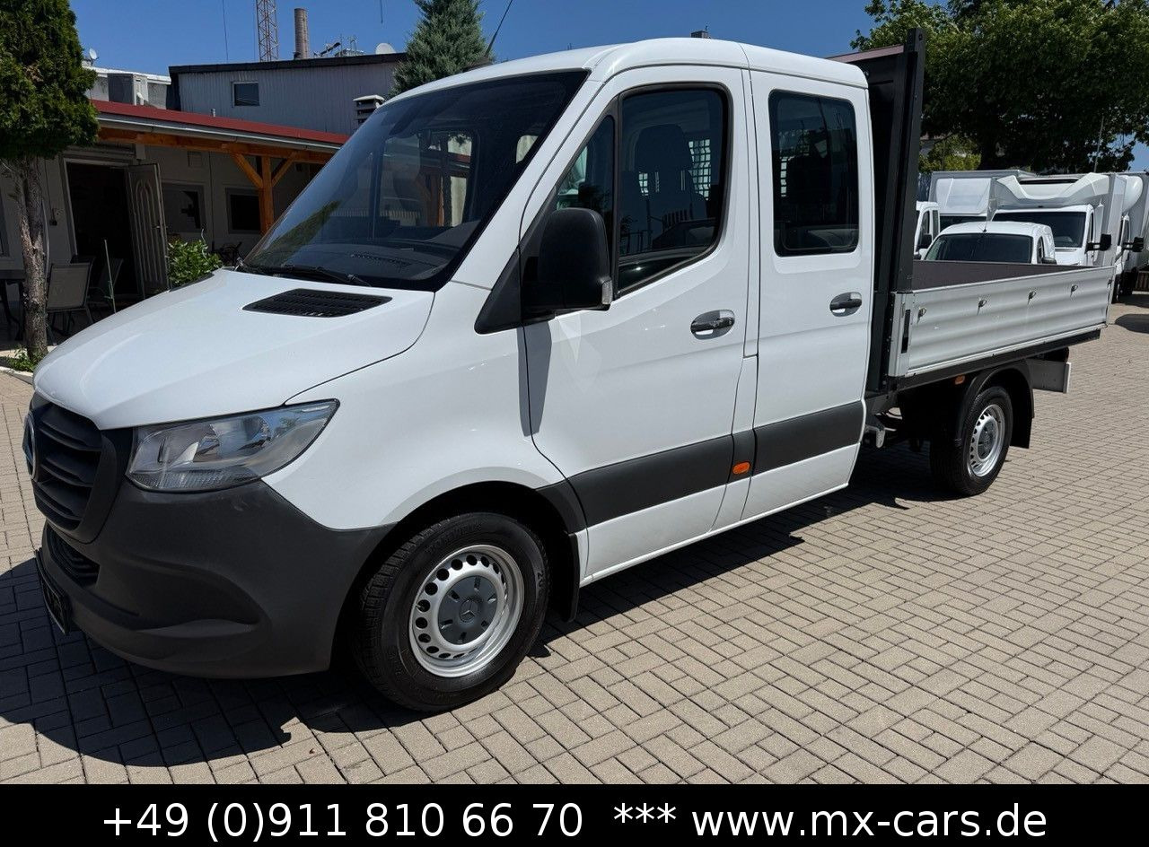 Mercedes-Benz Sprinter 214 CDi Doka Pritsche 6 Sitze No.314-18 - Automašīna ar kravas platformu, Kravas-pasažieru furgons: foto 1 Mercedes-Benz Sprinter 214 CDi Doka Pritsche 6 Sitze No.314-18 - Automašīna ar kravas platformu, Kravas-pasažieru furgons: foto 1
