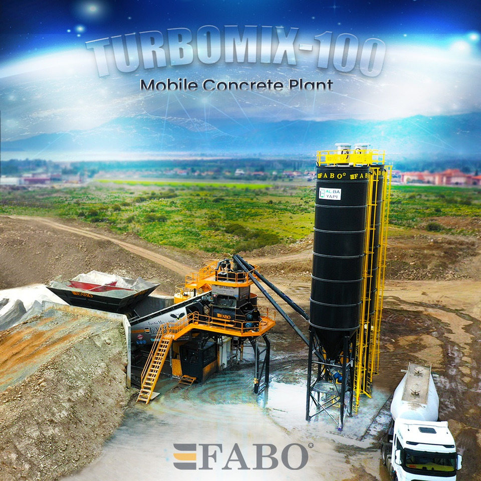 FABO Mobile Concrete Batching Plants - Betona rūpnīca: foto 1 FABO Mobile Concrete Batching Plants - Betona rūpnīca: foto 1