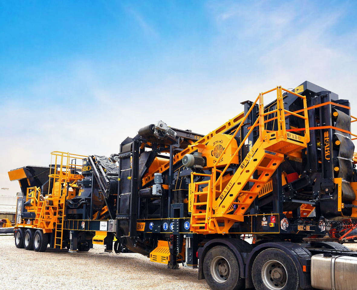 Jaunā Mobilais drupinātājs FABO Mobile crusher: foto 1