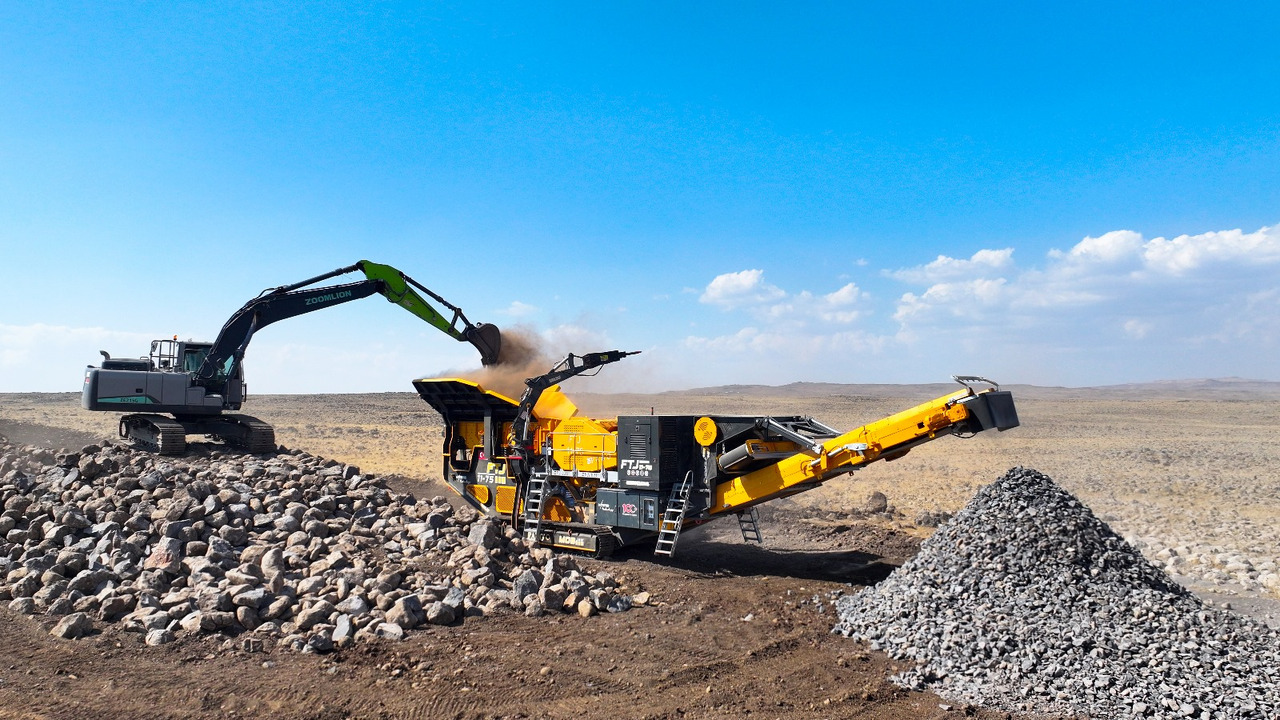 FABO Mobile crusher - Mobilais drupinātājs: foto 5 FABO Mobile crusher - Mobilais drupinātājs: foto 5