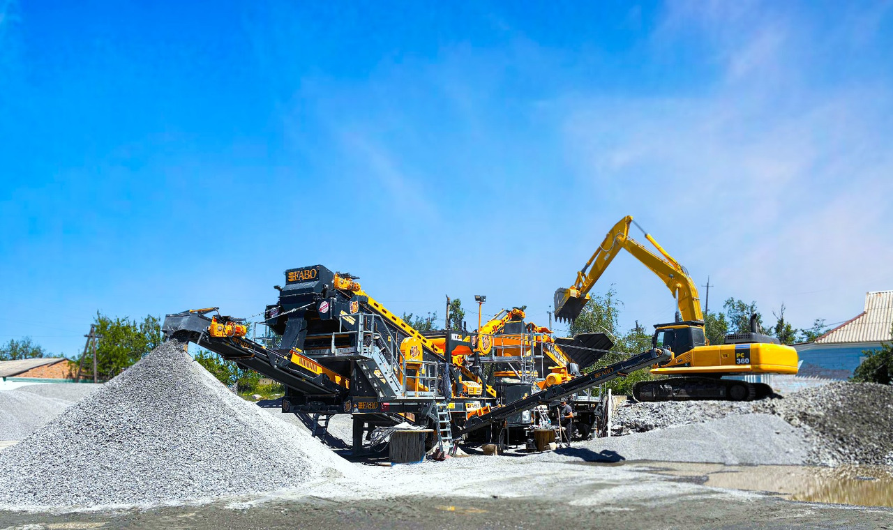 FABO Mobile crusher - Mobilais drupinātājs: foto 1 FABO Mobile crusher - Mobilais drupinātājs: foto 1