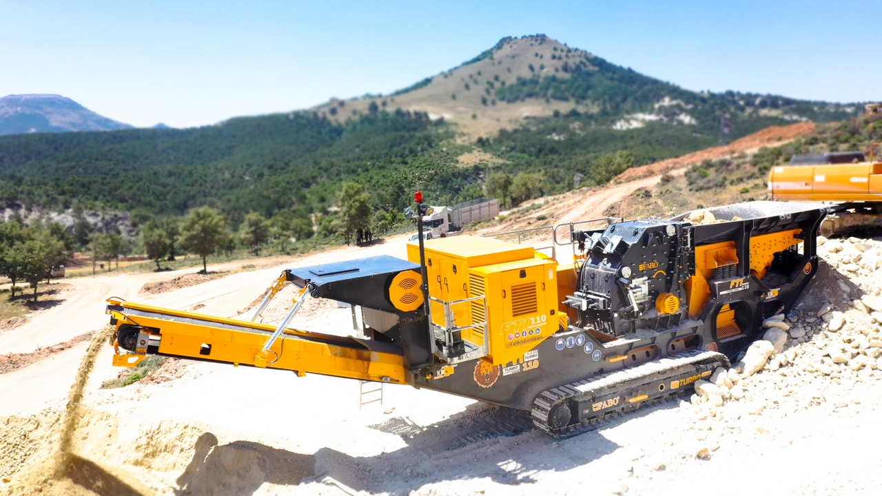 FABO Mobile crusher - Mobilais drupinātājs: foto 1 FABO Mobile crusher - Mobilais drupinātājs: foto 1