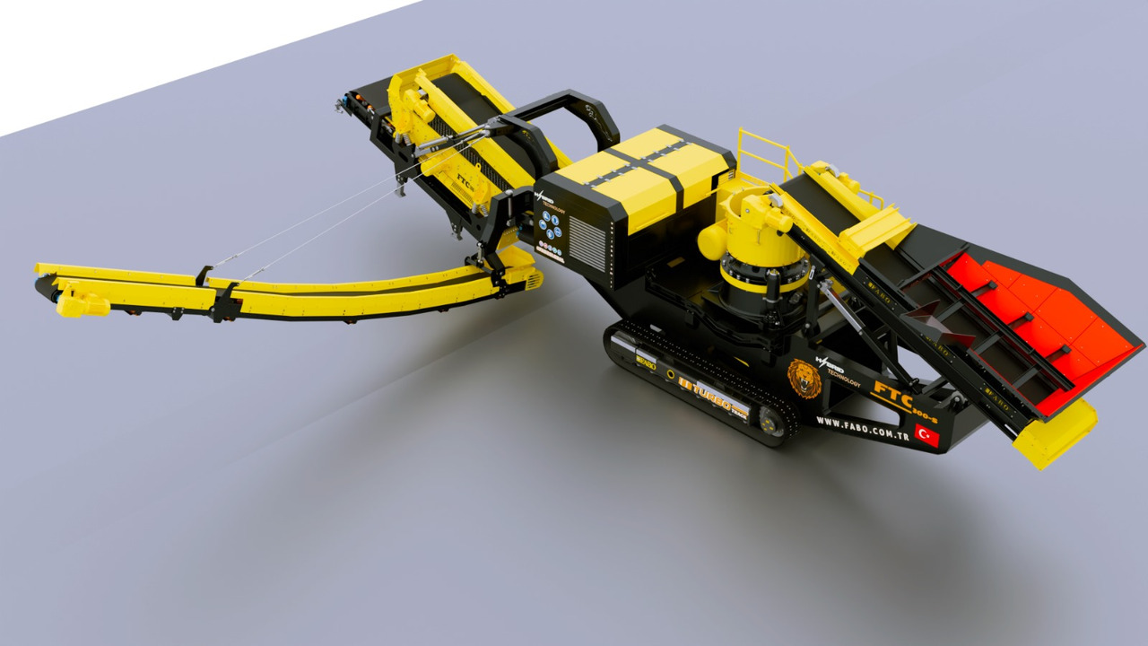 FABO Mobile crusher - Mobilais drupinātājs: foto 4 FABO Mobile crusher - Mobilais drupinātājs: foto 4