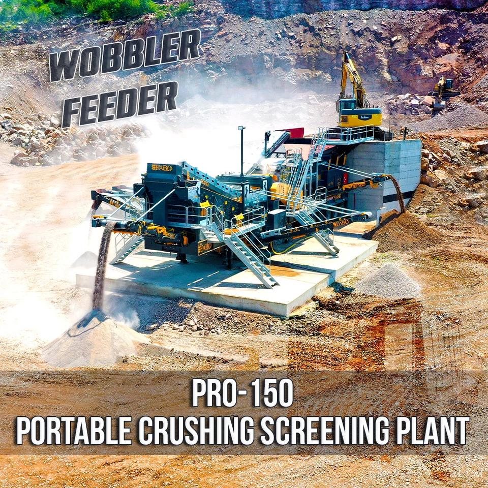 FABO Mobile crusher - Mobilais drupinātājs: foto 1 FABO Mobile crusher - Mobilais drupinātājs: foto 1