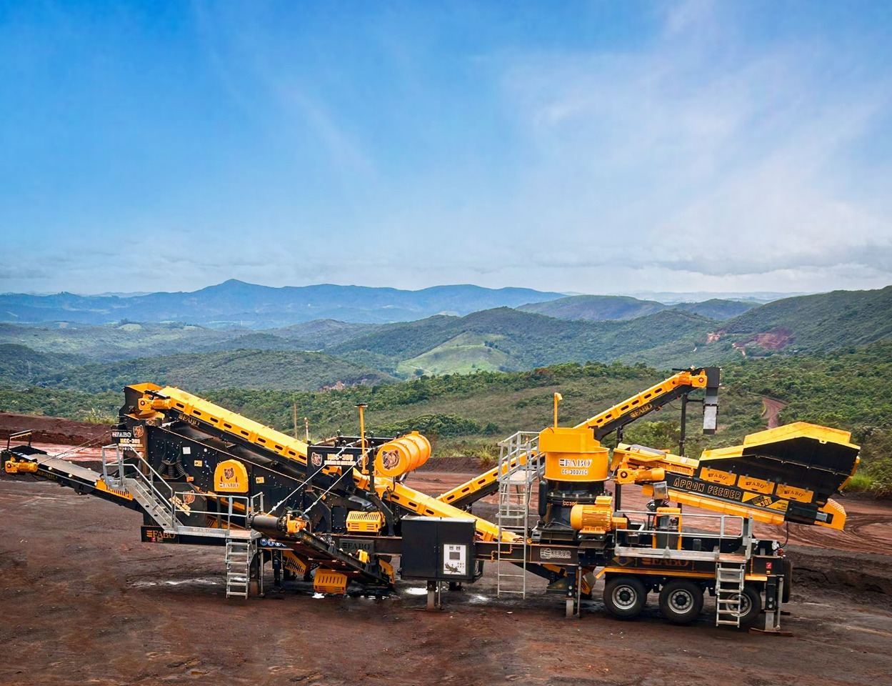 Jaunā Mobilais drupinātājs FABO Mobile crusher: foto 1