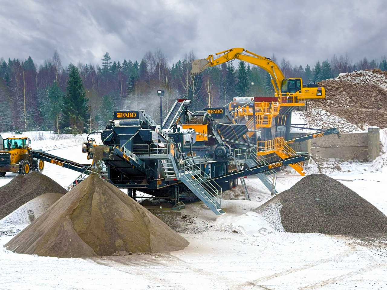 FABO Mobile crusher - Mobilais drupinātājs: foto 4 FABO Mobile crusher - Mobilais drupinātājs: foto 4