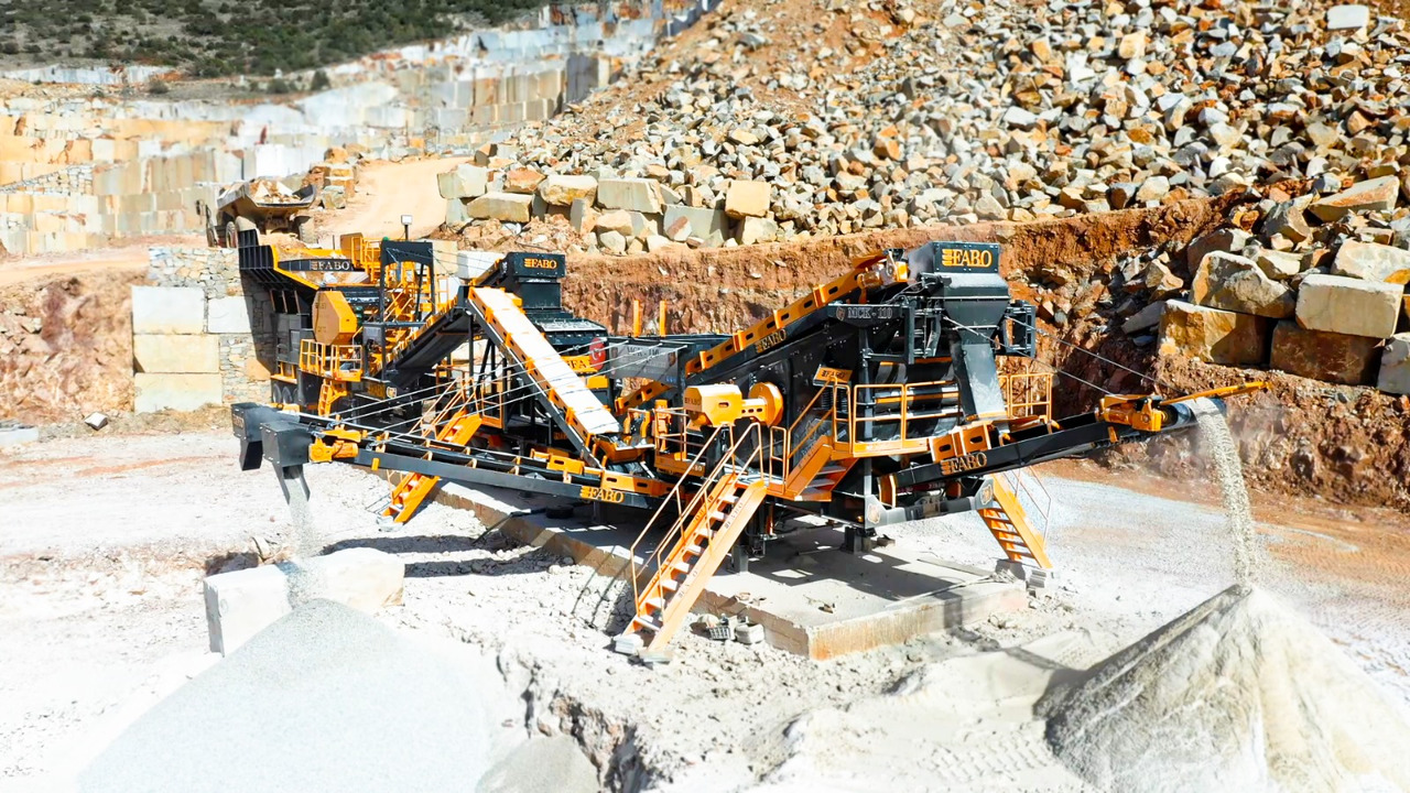 Jaunā Mobilais drupinātājs FABO Mobile crusher: foto 10