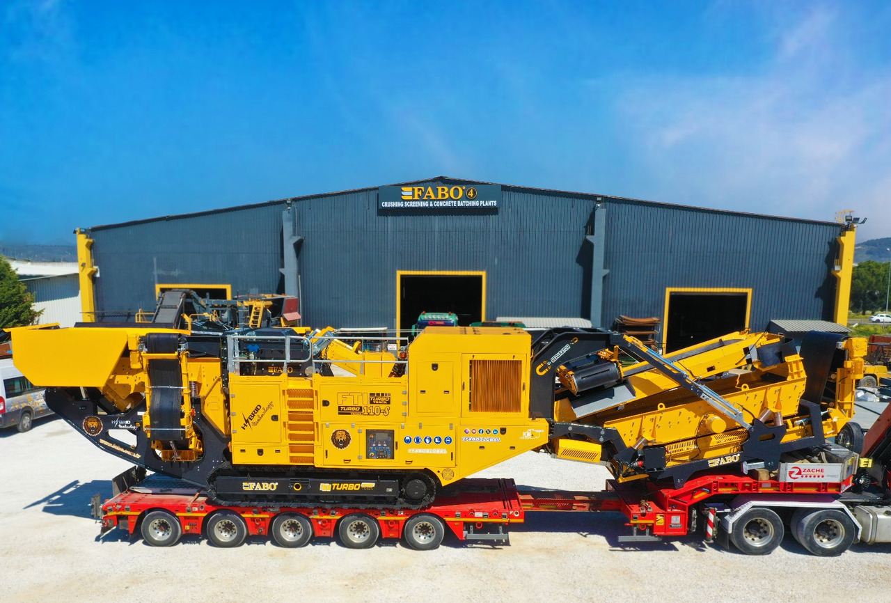 FABO Mobile crusher - Mobilais drupinātājs: foto 1 FABO Mobile crusher - Mobilais drupinātājs: foto 1