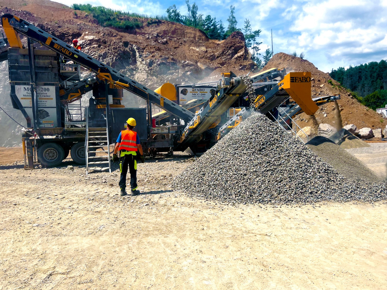FABO Mobile crusher - Mobilais drupinātājs: foto 5 FABO Mobile crusher - Mobilais drupinātājs: foto 5
