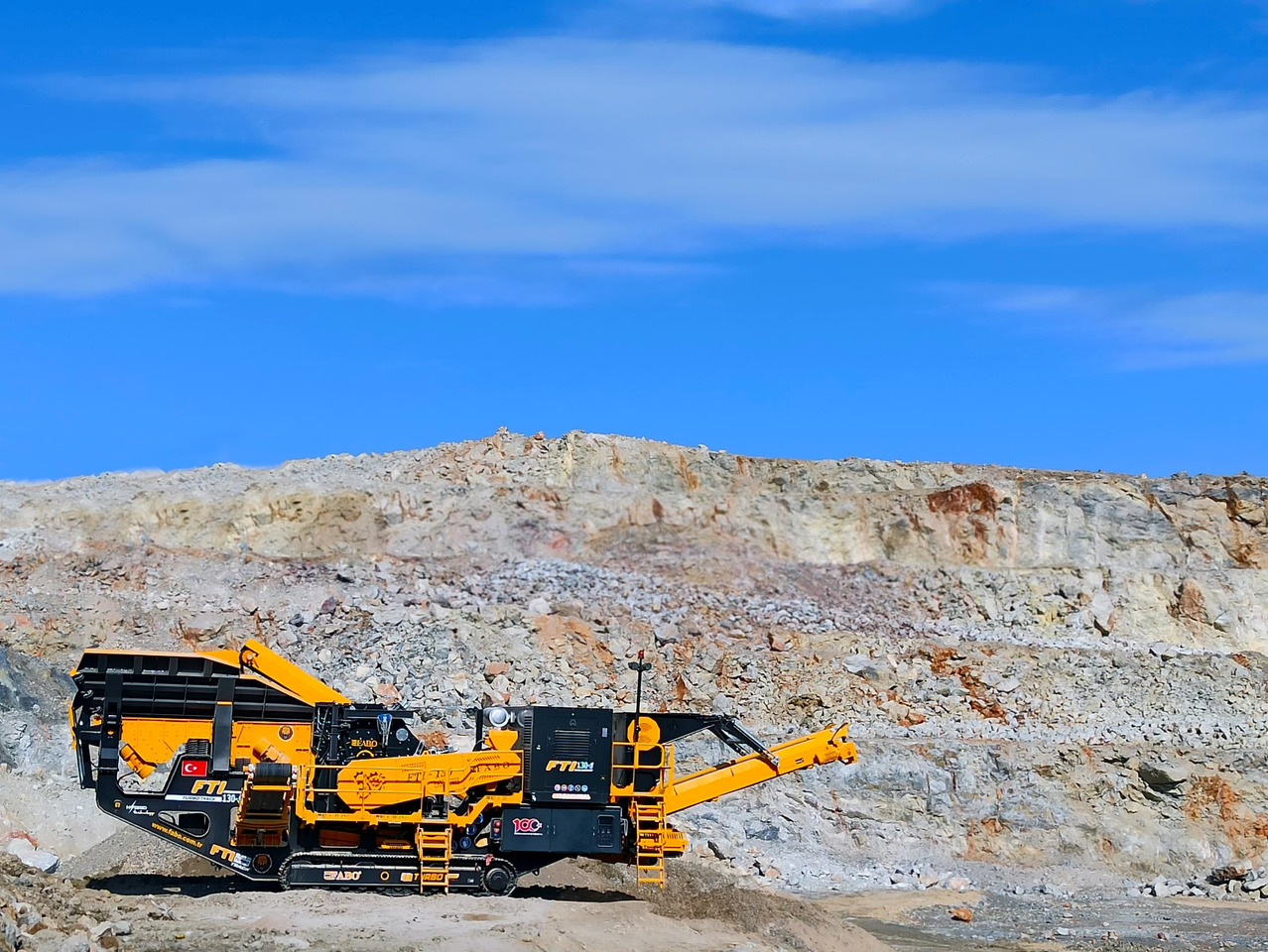 FABO Mobile crusher - Mobilais drupinātājs: foto 2 FABO Mobile crusher - Mobilais drupinātājs: foto 2