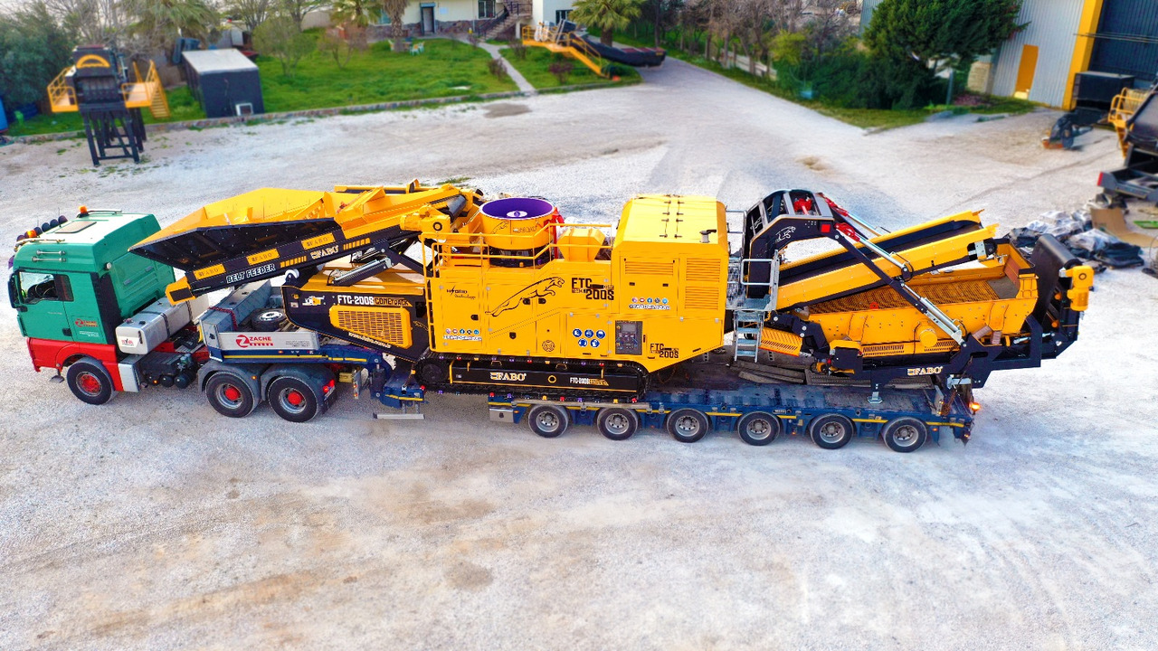 FABO Mobile crusher - Mobilais drupinātājs: foto 1 FABO Mobile crusher - Mobilais drupinātājs: foto 1