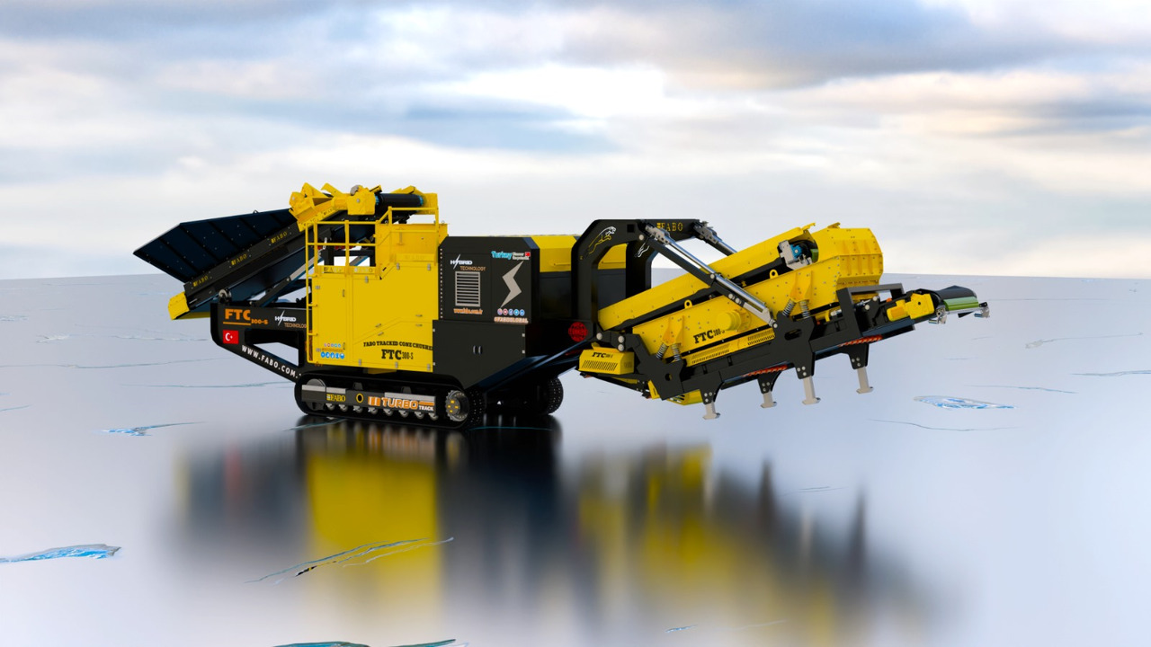 FABO Mobile crusher - Mobilais drupinātājs: foto 1 FABO Mobile crusher - Mobilais drupinātājs: foto 1