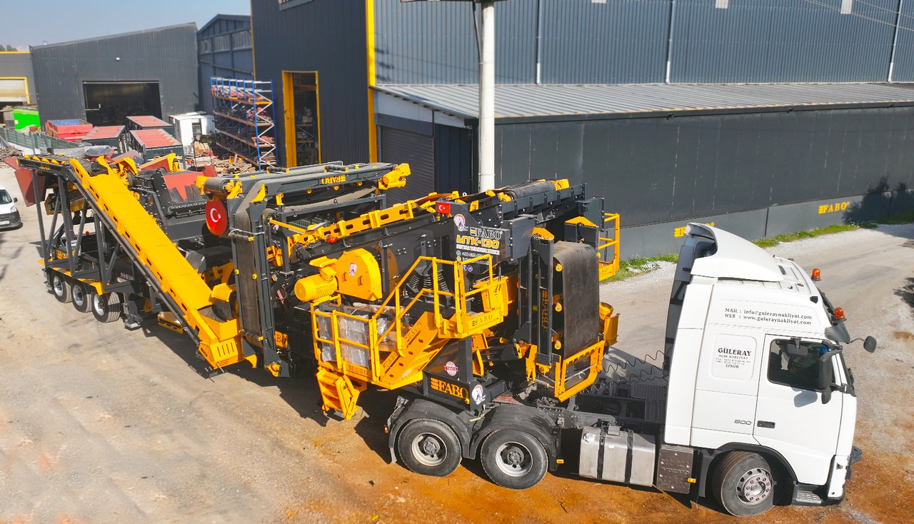 FABO Mobile crusher - Mobilais drupinātājs: foto 1 FABO Mobile crusher - Mobilais drupinātājs: foto 1