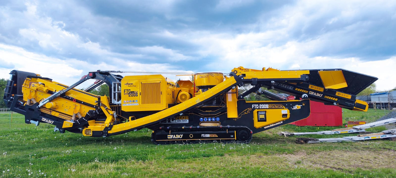 FABO Mobile crusher - Mobilais drupinātājs: foto 1 FABO Mobile crusher - Mobilais drupinātājs: foto 1