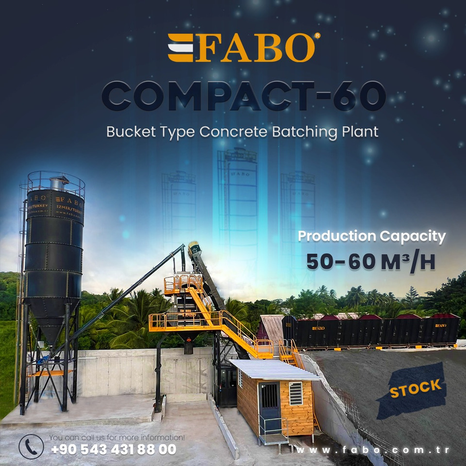 FABO compact concrete plant - Betona rūpnīca: foto 1 FABO compact concrete plant - Betona rūpnīca: foto 1