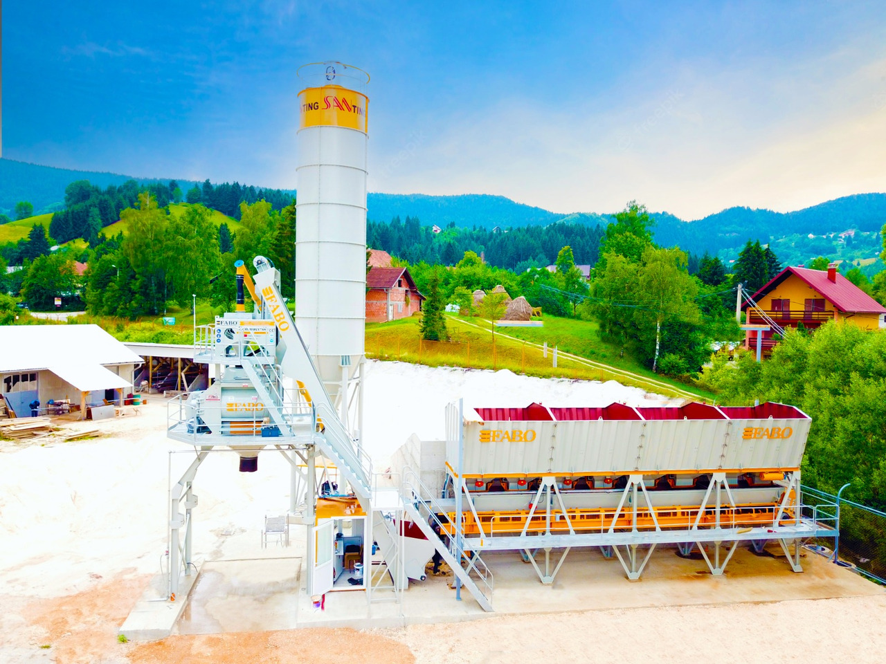 FABO compact concrete plant - Betona rūpnīca: foto 1 FABO compact concrete plant - Betona rūpnīca: foto 1