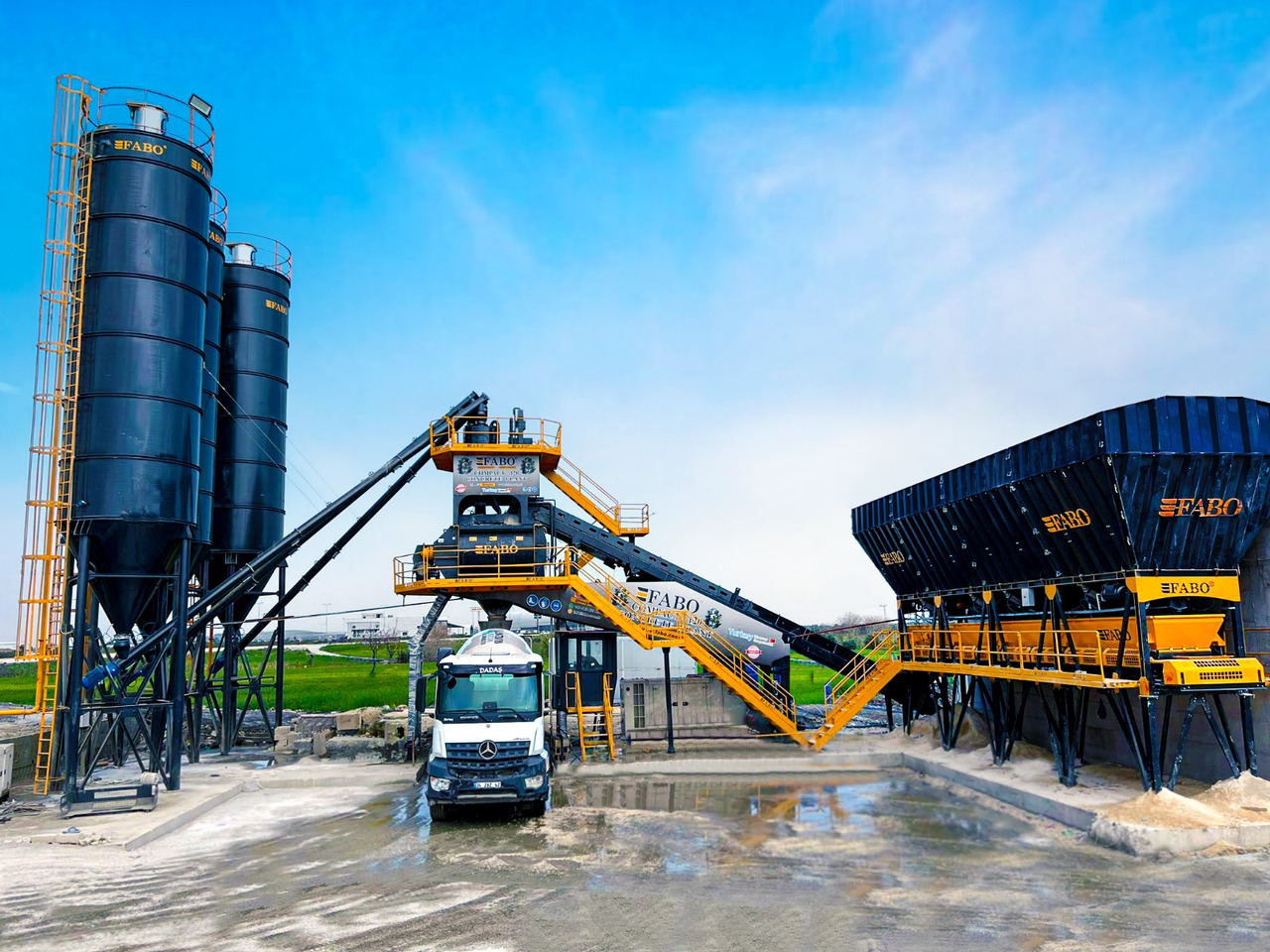 FABO compact concrete plant - Betona rūpnīca: foto 1 FABO compact concrete plant - Betona rūpnīca: foto 1