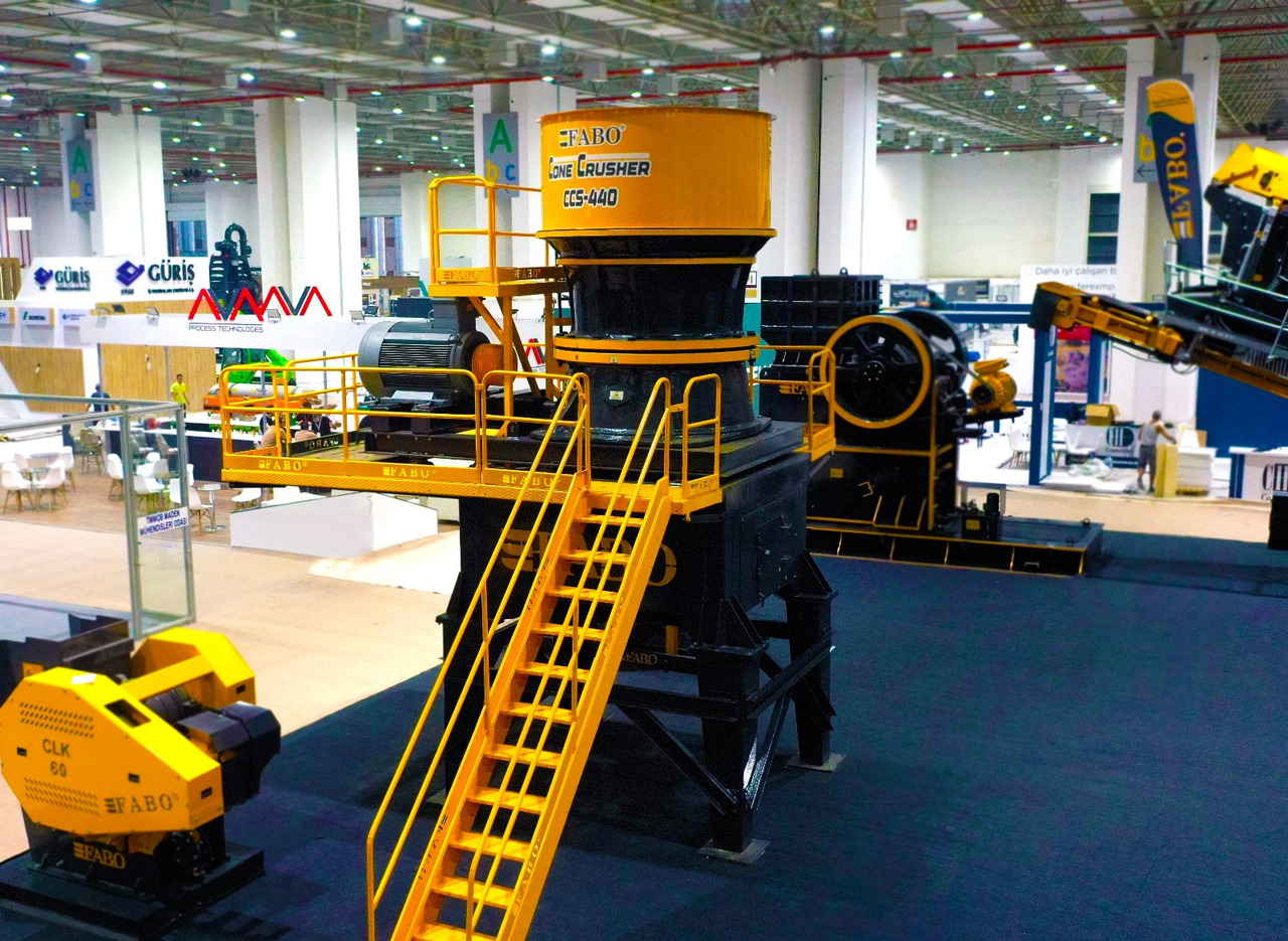 FABO cone crusher - Konusveida drupinātājs: foto 1 FABO cone crusher - Konusveida drupinātājs: foto 1