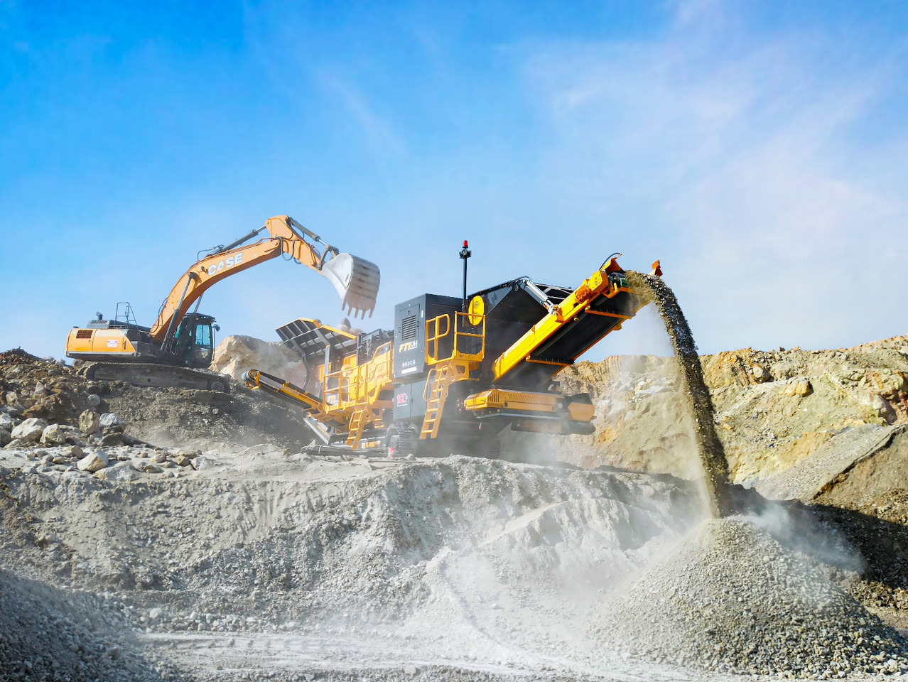 FABO crawler crusher - Drupinātājs: foto 1 FABO crawler crusher - Drupinātājs: foto 1