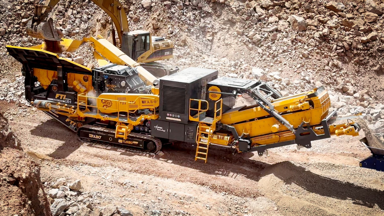 FABO crawler crusher - Drupinātājs: foto 1 FABO crawler crusher - Drupinātājs: foto 1