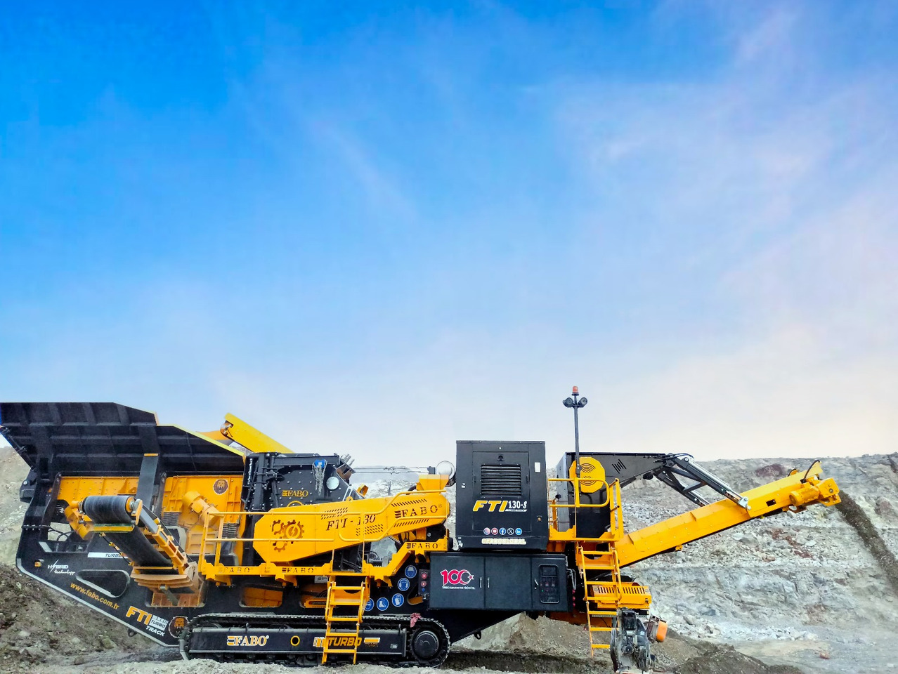 FABO crawler crusher - Drupinātājs: foto 3 FABO crawler crusher - Drupinātājs: foto 3