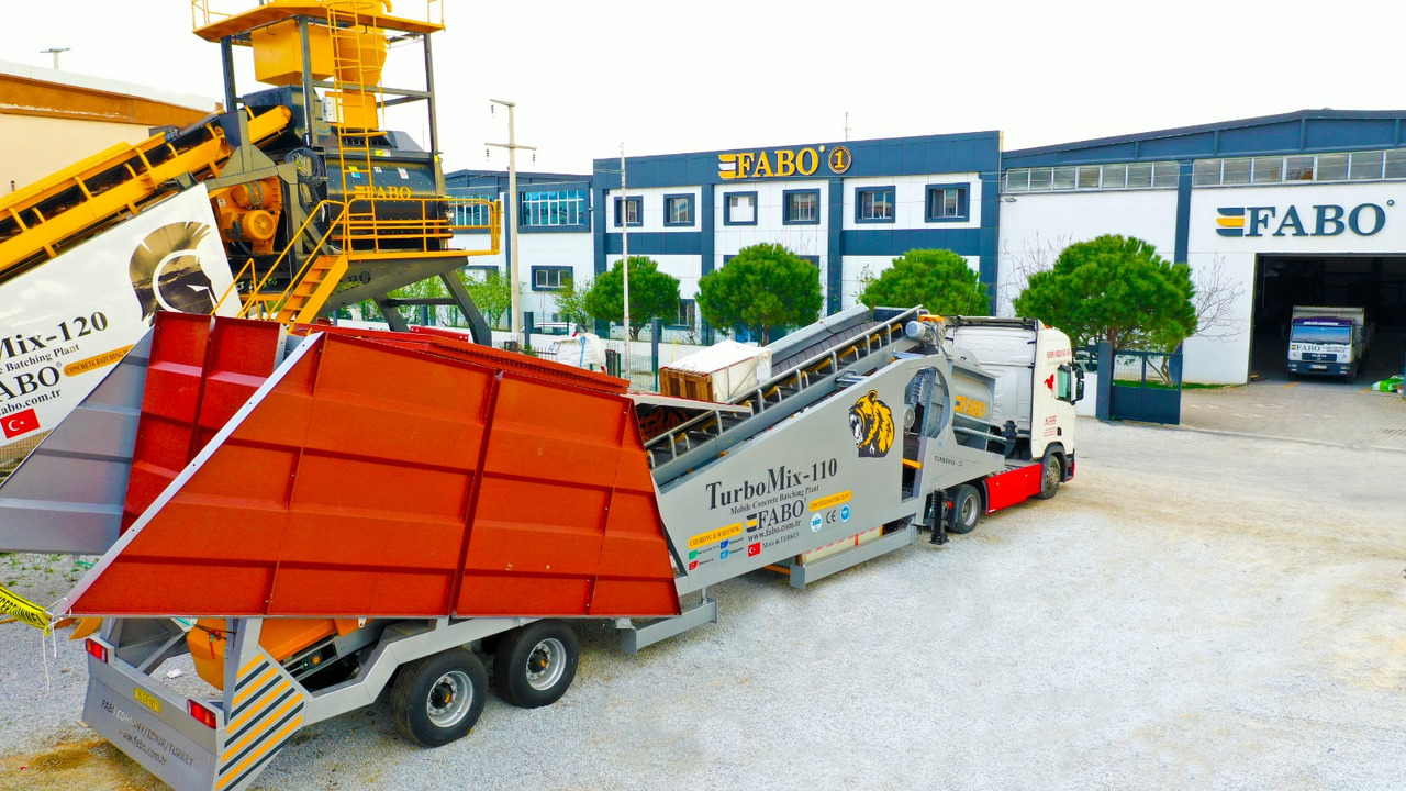 FABO mobile concrete batching plant - Betona rūpnīca: foto 1 FABO mobile concrete batching plant - Betona rūpnīca: foto 1