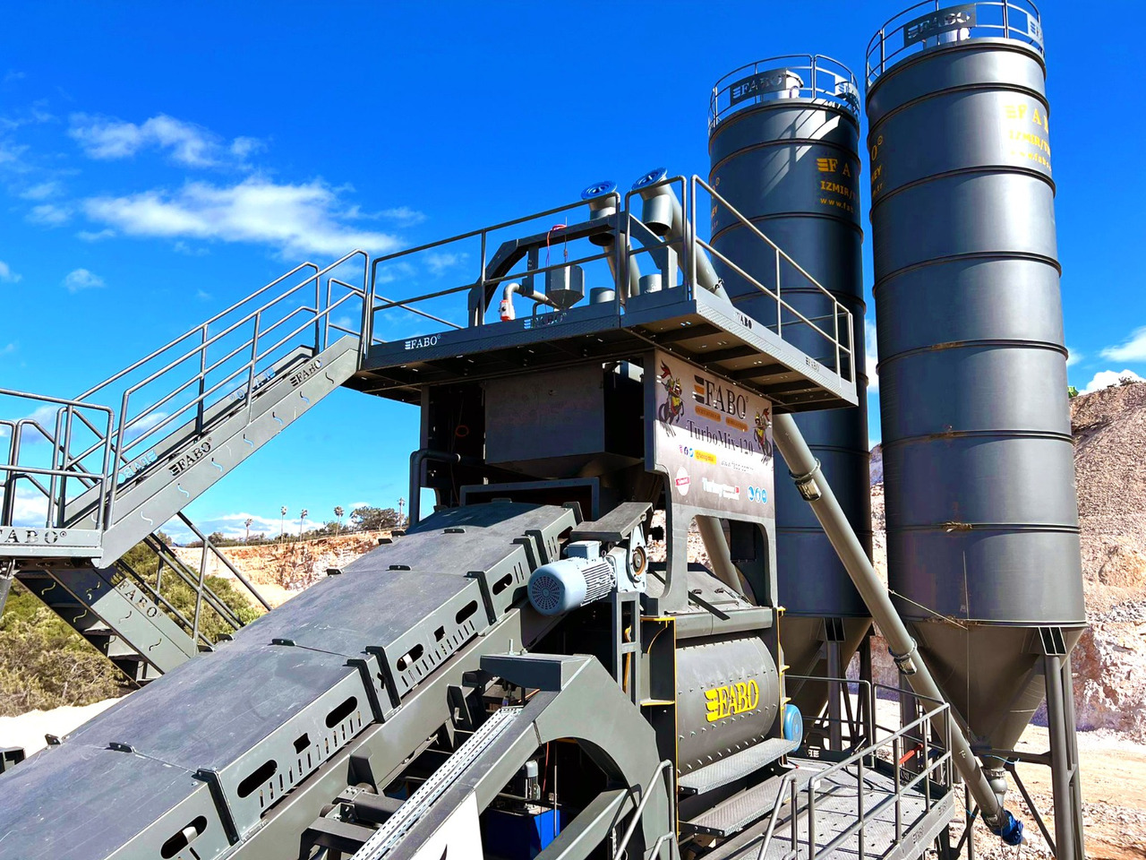 FABO mobile concrete batching plant - Betona rūpnīca: foto 5 FABO mobile concrete batching plant - Betona rūpnīca: foto 5