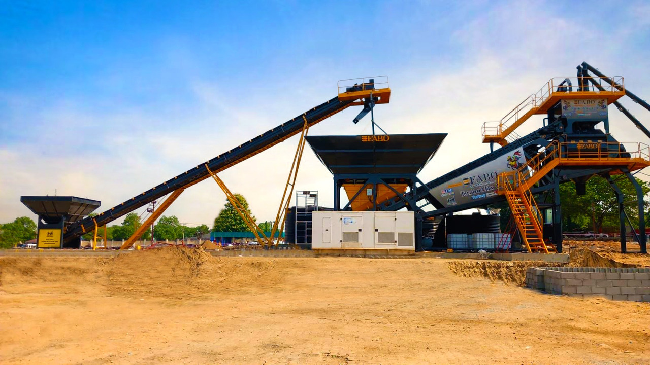 FABO mobile concrete batching plant - Betona rūpnīca: foto 1 FABO mobile concrete batching plant - Betona rūpnīca: foto 1