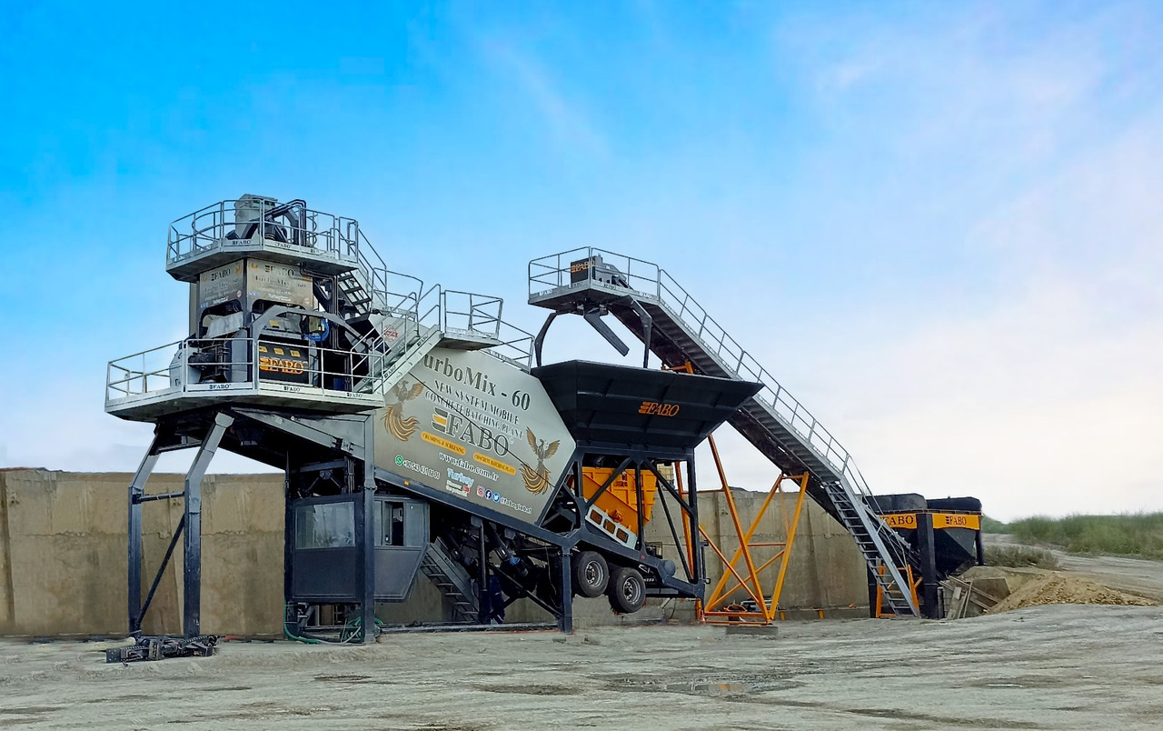 FABO mobile concrete batching plant - Betona rūpnīca: foto 1 FABO mobile concrete batching plant - Betona rūpnīca: foto 1