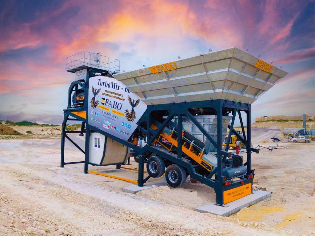 FABO mobile concrete batching plant - Betona rūpnīca: foto 4 FABO mobile concrete batching plant - Betona rūpnīca: foto 4