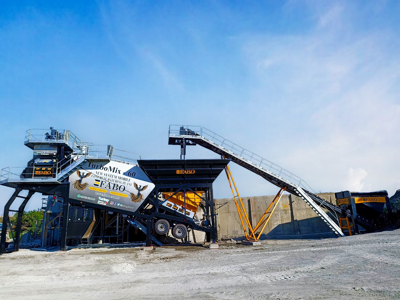 FABO mobile concrete batching plant - Betona rūpnīca: foto 2 FABO mobile concrete batching plant - Betona rūpnīca: foto 2