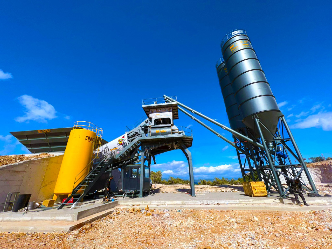 FABO mobile concrete batching plant - Betona rūpnīca: foto 3 FABO mobile concrete batching plant - Betona rūpnīca: foto 3