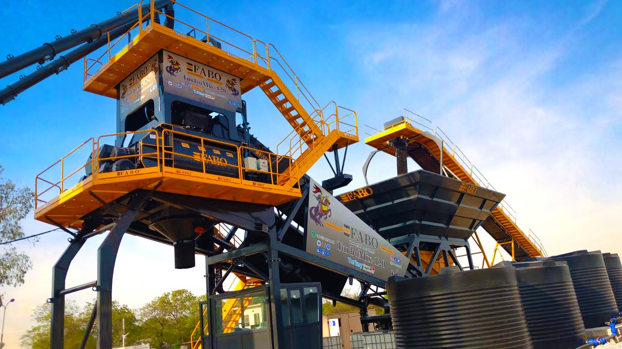 FABO mobile concrete batching plant - Betona rūpnīca: foto 3 FABO mobile concrete batching plant - Betona rūpnīca: foto 3