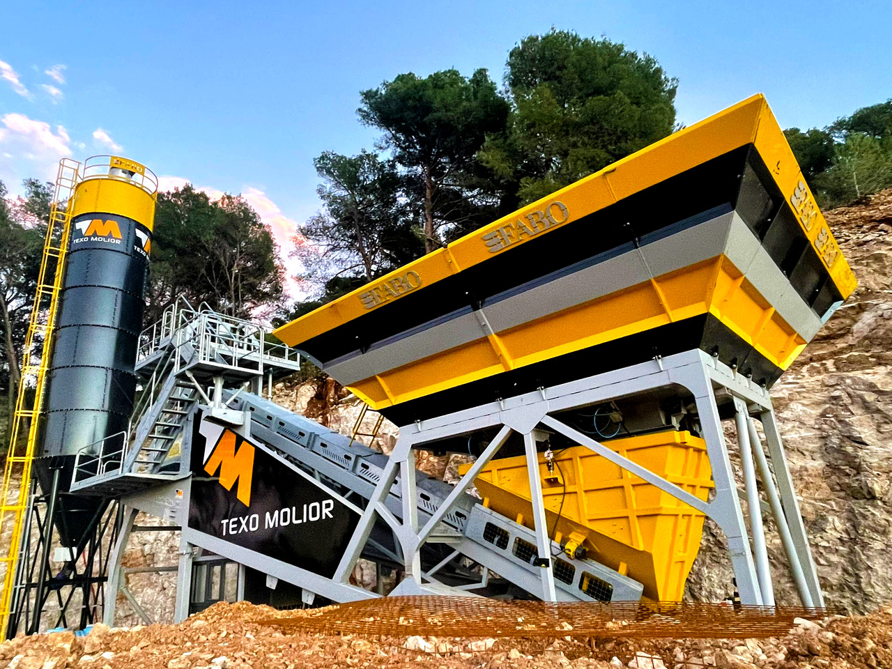 FABO mobile concrete batching plant - Betona rūpnīca: foto 4 FABO mobile concrete batching plant - Betona rūpnīca: foto 4
