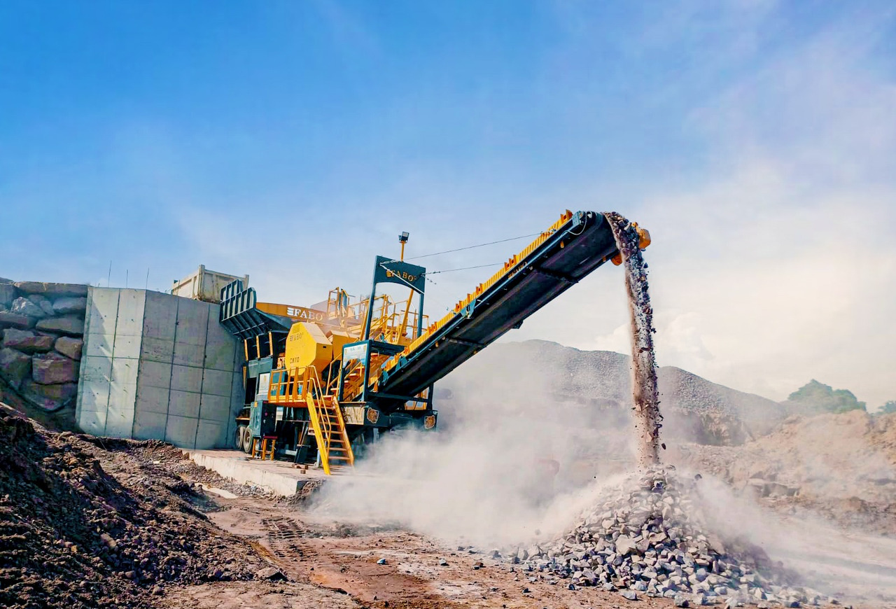 FABO mobile jaw crusher - Žokļu drupinātājs: foto 2 FABO mobile jaw crusher - Žokļu drupinātājs: foto 2