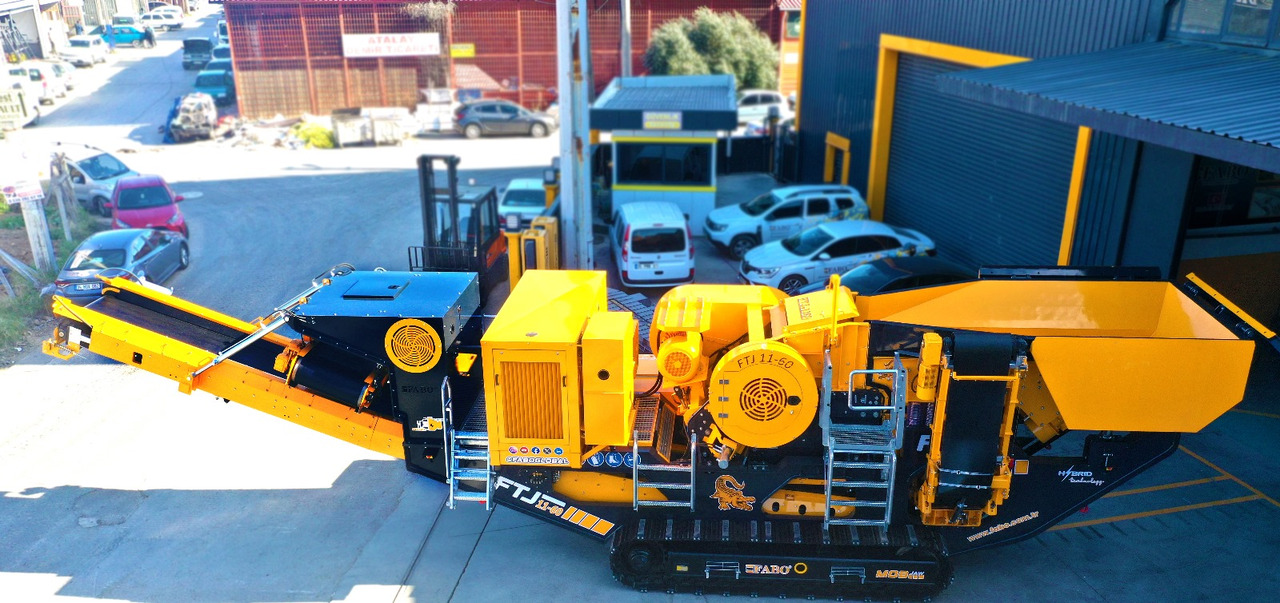 FABO mobile jaw crusher - Žokļu drupinātājs: foto 1 FABO mobile jaw crusher - Žokļu drupinātājs: foto 1