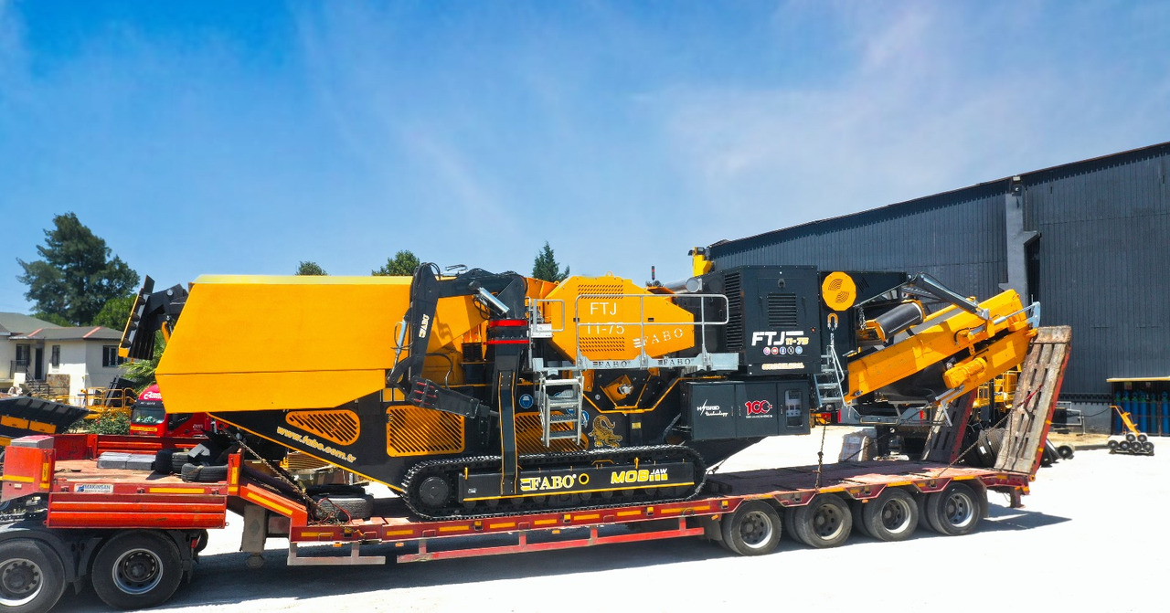 FABO mobile jaw crusher - Žokļu drupinātājs: foto 1 FABO mobile jaw crusher - Žokļu drupinātājs: foto 1