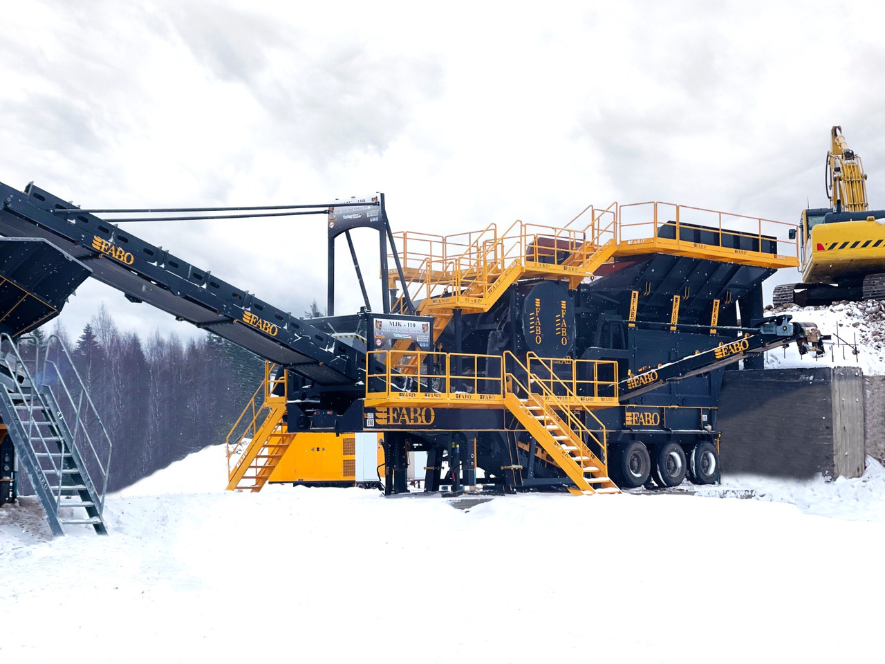 Jaunā Žokļu drupinātājs FABO mobile jaw crusher: foto 11