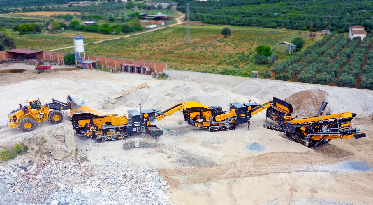 FABO mobile jaw crusher - Žokļu drupinātājs: foto 1 FABO mobile jaw crusher - Žokļu drupinātājs: foto 1