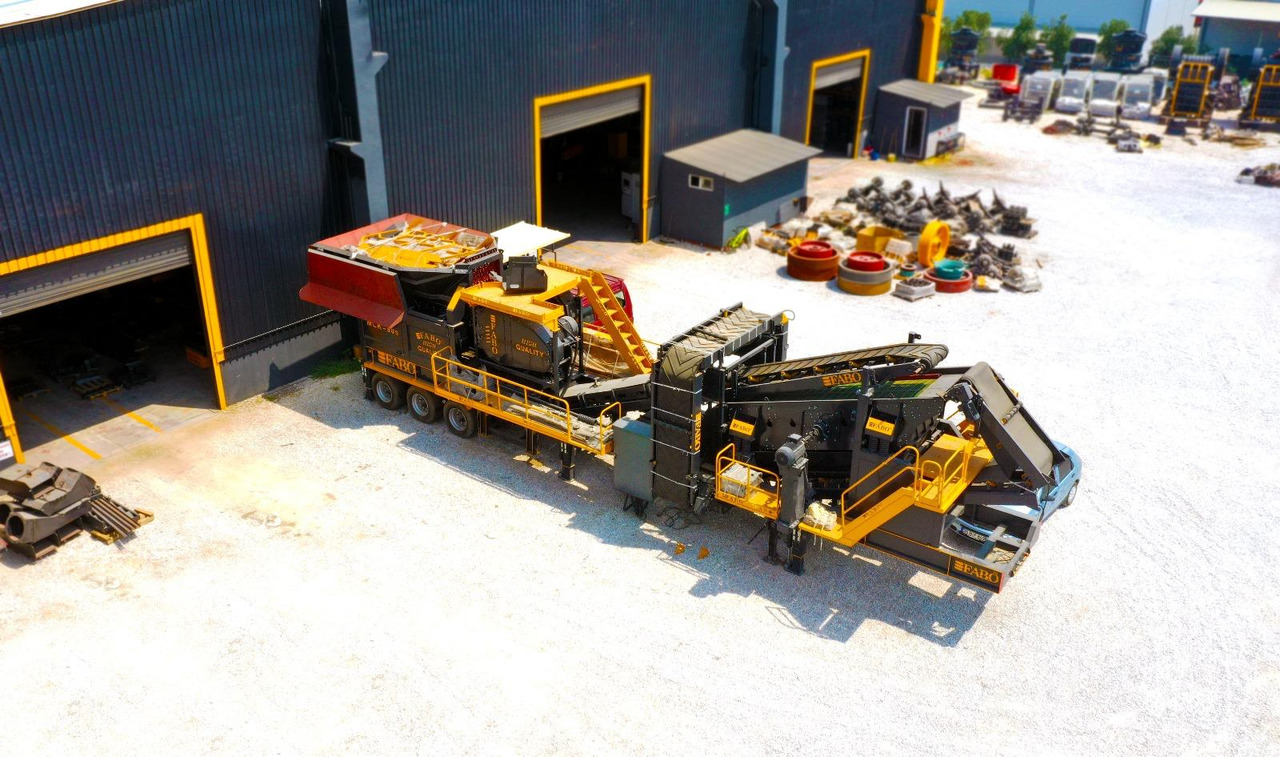 FABO mobile jaw crusher - Žokļu drupinātājs: foto 1 FABO mobile jaw crusher - Žokļu drupinātājs: foto 1