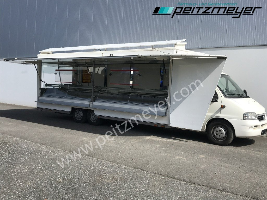 IVECO FIAT (I) Ducato Verkaufswagen 6,5 m - Motor neu vor 21 TKM + Kühltheke, Fritteuse - Tirdzniecības kravas automašīna: foto 2 IVECO FIAT (I) Ducato Verkaufswagen 6,5 m - Motor neu vor 21 TKM + Kühltheke, Fritteuse - Tirdzniecības kravas automašīna: foto 2