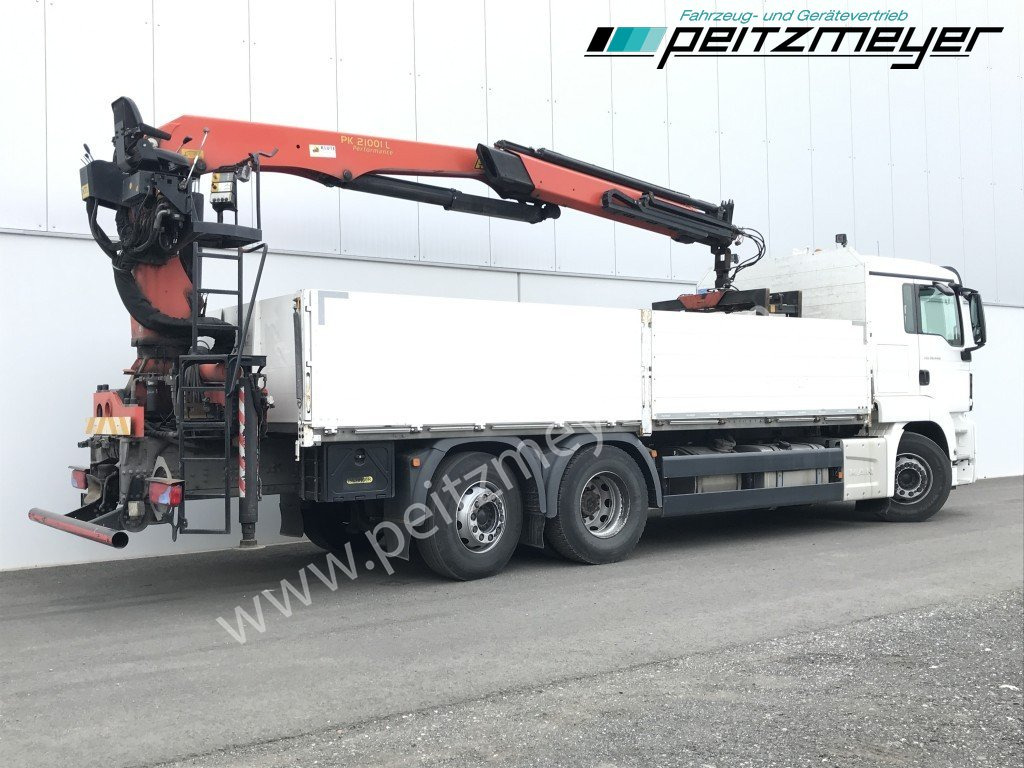 MAN TGS 26.440 FL 6x2 Palfinger PK 21001 L Steinzange, EU 6, Lenkachse - Bortu kravas automašīna/ Platforma, Kravas auto ar manipulatoru: foto 4 MAN TGS 26.440 FL 6x2 Palfinger PK 21001 L Steinzange, EU 6, Lenkachse - Bortu kravas automašīna/ Platforma, Kravas auto ar manipulatoru: foto 4