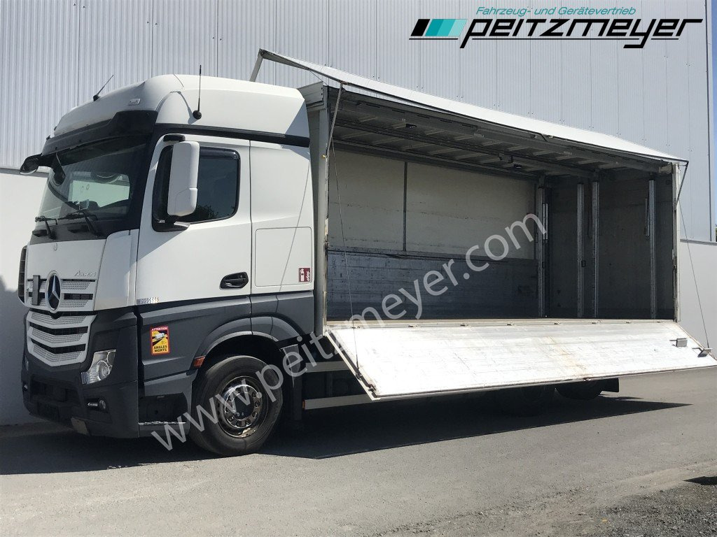 MERCEDES-BENZ Actros 2545 LL Böse Schwenkwand + 2,5 t. LBW BÄR - Kravas automašīna dzērienu pārvadāšanai: foto 1 MERCEDES-BENZ Actros 2545 LL Böse Schwenkwand + 2,5 t. LBW BÄR - Kravas automašīna dzērienu pārvadāšanai: foto 1