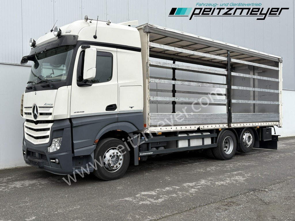 MERCEDES-BENZ Actros 2545 LL Pritsche, Klima, Standklima, PPC, EU 6 MP 4 - Edscha - Bortu kravas automašīna/ Platforma: foto 1 MERCEDES-BENZ Actros 2545 LL Pritsche, Klima, Standklima, PPC, EU 6 MP 4 - Edscha - Bortu kravas automašīna/ Platforma: foto 1