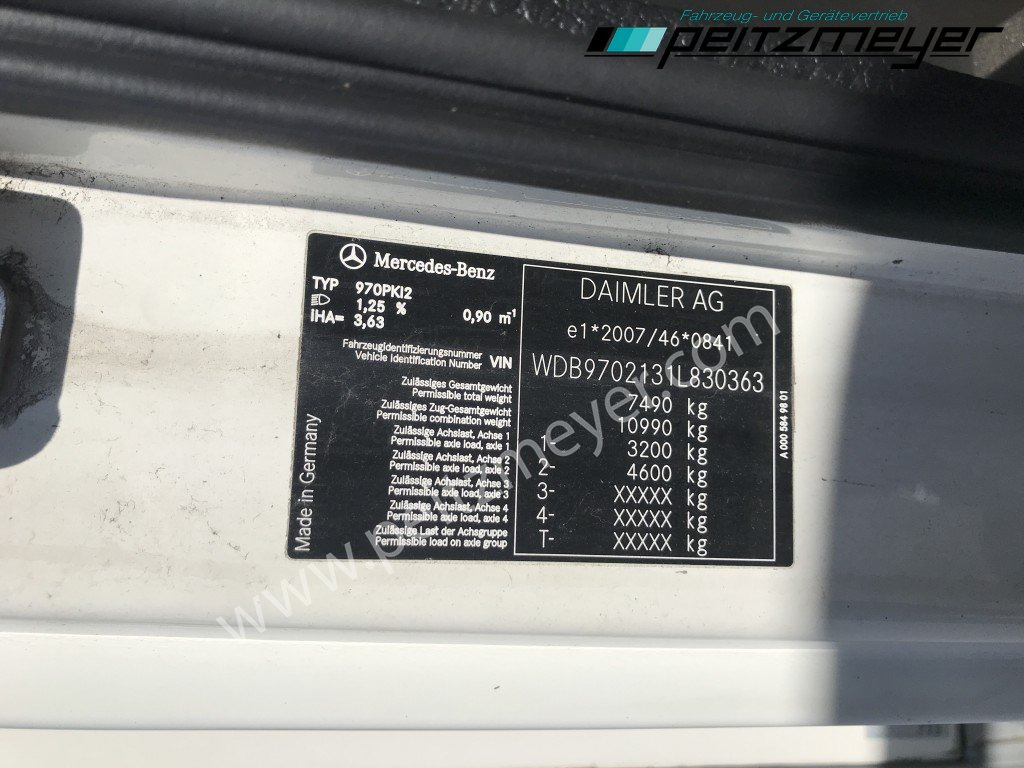 Kravas automašīna refrižerators MERCEDES-BENZ Atego 818 L Tiefkühlkoffer m. Trennwand, Thermok T 800, LBW: foto 20 Kravas automašīna refrižerators MERCEDES-BENZ Atego 818 L Tiefkühlkoffer m. Trennwand, Thermok T 800, LBW: foto 20