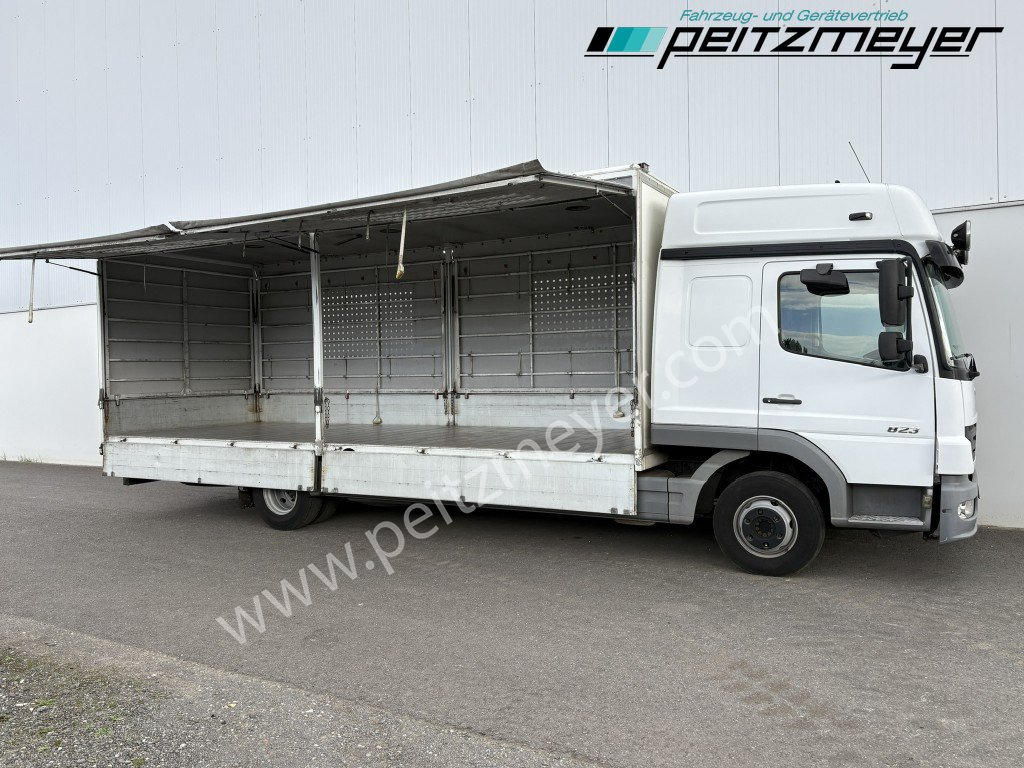 MERCEDES-BENZ Atego 823 L Geflügelpritsche L - Fahrerhaus, Klima, 2 x AHK - Kravas automašīna ar slēgto virsbūvi: foto 3 MERCEDES-BENZ Atego 823 L Geflügelpritsche L - Fahrerhaus, Klima, 2 x AHK - Kravas automašīna ar slēgto virsbūvi: foto 3