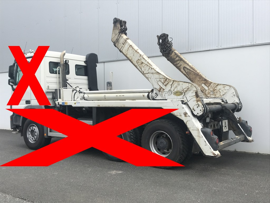 Meiller Absetzkipper AK 16 MTG - Actros 6x4 - Būvgružu konteineru/ Pacēlāji ar āķi sistēma: foto 3 Meiller Absetzkipper AK 16 MTG - Actros 6x4 - Būvgružu konteineru/ Pacēlāji ar āķi sistēma: foto 3